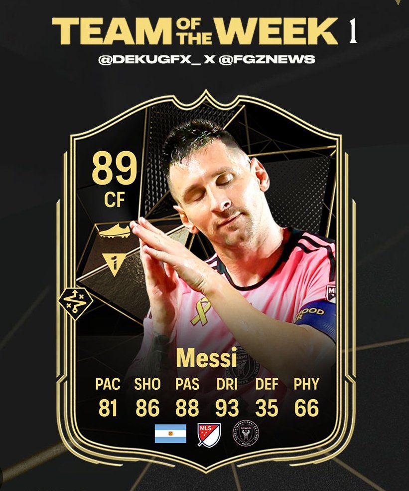 GoatLeoMess1_0's tweet image. ¡𝙈𝙚𝙨𝙨𝙞 en el primer equipo de la semana en FC25🇦🇷!.

Que pedazo de foto metiste leo🔥.