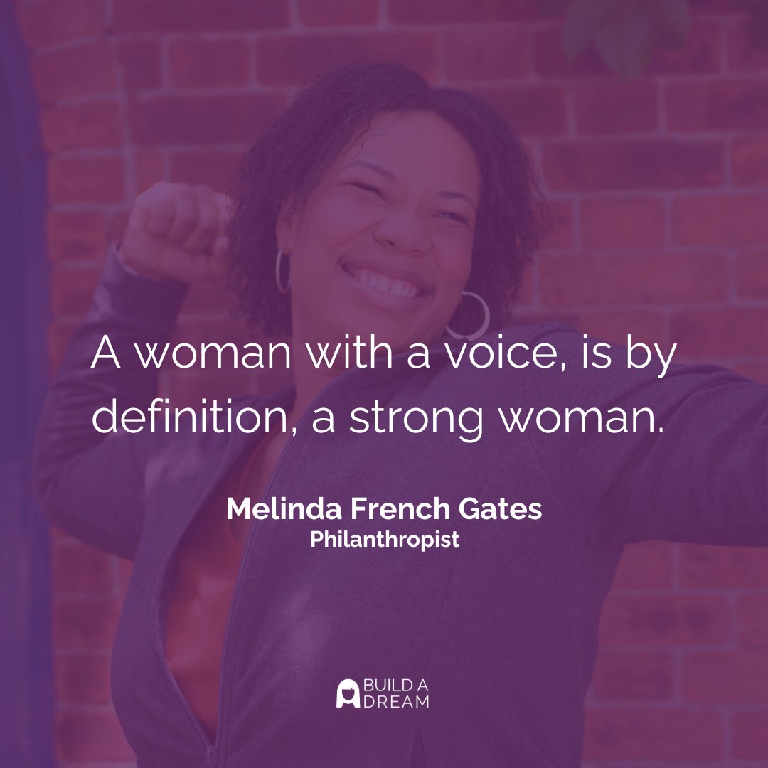 WeBuildADream's tweet image. Our voices are powerful, our stories matter and together, we’re redefining what it means to be strong. Speak up, take your space and let the world hear you 🫶

#WomenWithVoices #TakeYourSpace #EmpowerHer