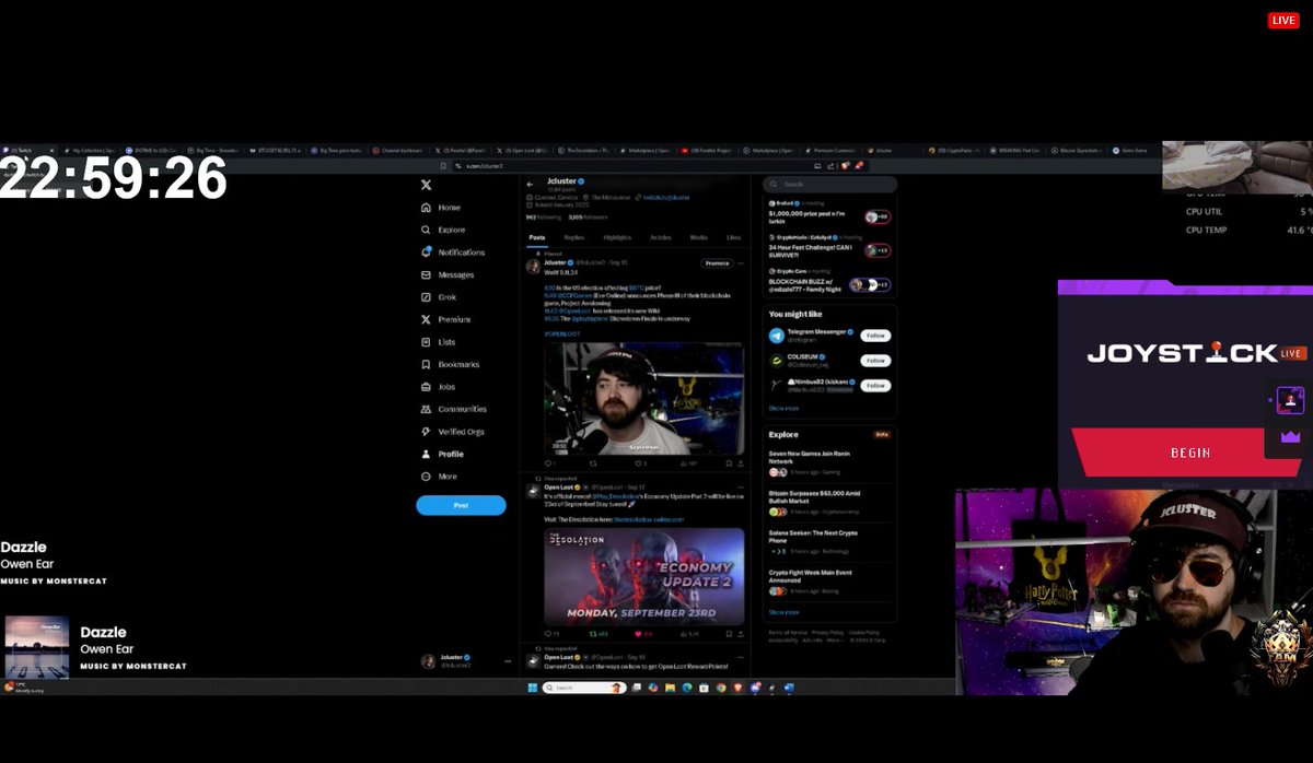 I started doing a birthday marathon stream over a day ago now. 

Every bit, sub, and cash gift adds time to the timer. Will the stream ever end? 😆 

We are just about to do a delayed episode of What's New Wednesday - so come on by!