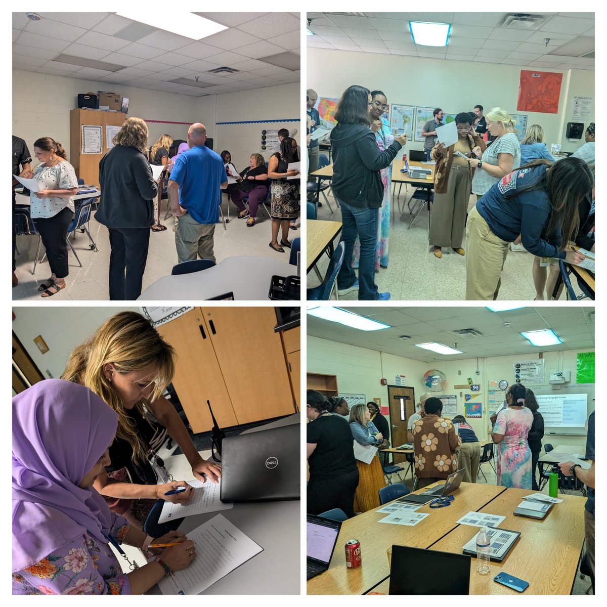 Had a blast working with the teachers at Haynes Bridge MS today on integrating targeted vocabulary practice with oral language strategies! <a href="/HBMSLeadEagle/">Lauren Malekebu</a> <a href="/HBMSExcellence/">Haynes Bridge Middle School</a> <a href="/FultonZone5/">Angela Parham</a> <a href="/EsolFulton/">FultonESOL</a>