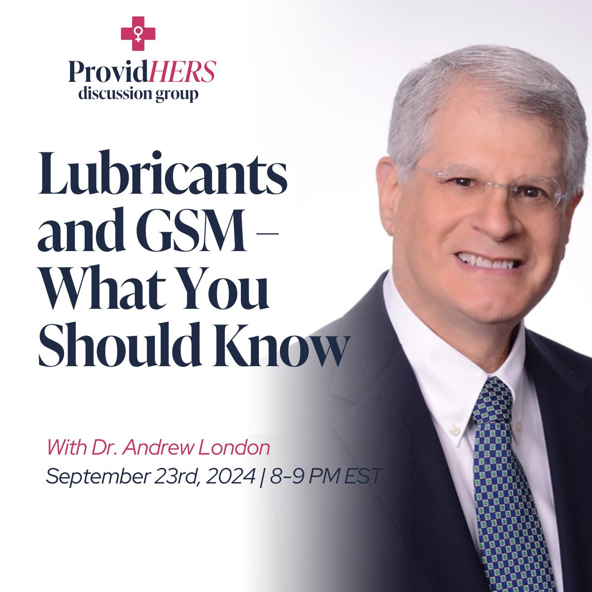 Join us Monday, September 23rd at 8:00 PM for a case-based discussion on “Lubricants and GSM – What You Should Know” with Andrew London, MD.

To join us, register through- zoom.us/meeting/regist…