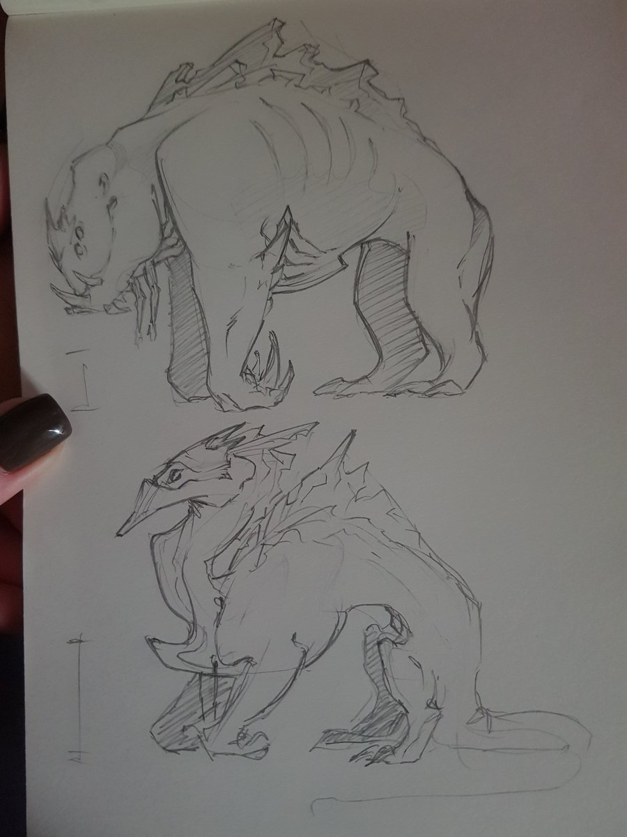 Light_Escapes's tweet photo. How about some monsters concepts #art https://t.co/8ifVbKKmHS