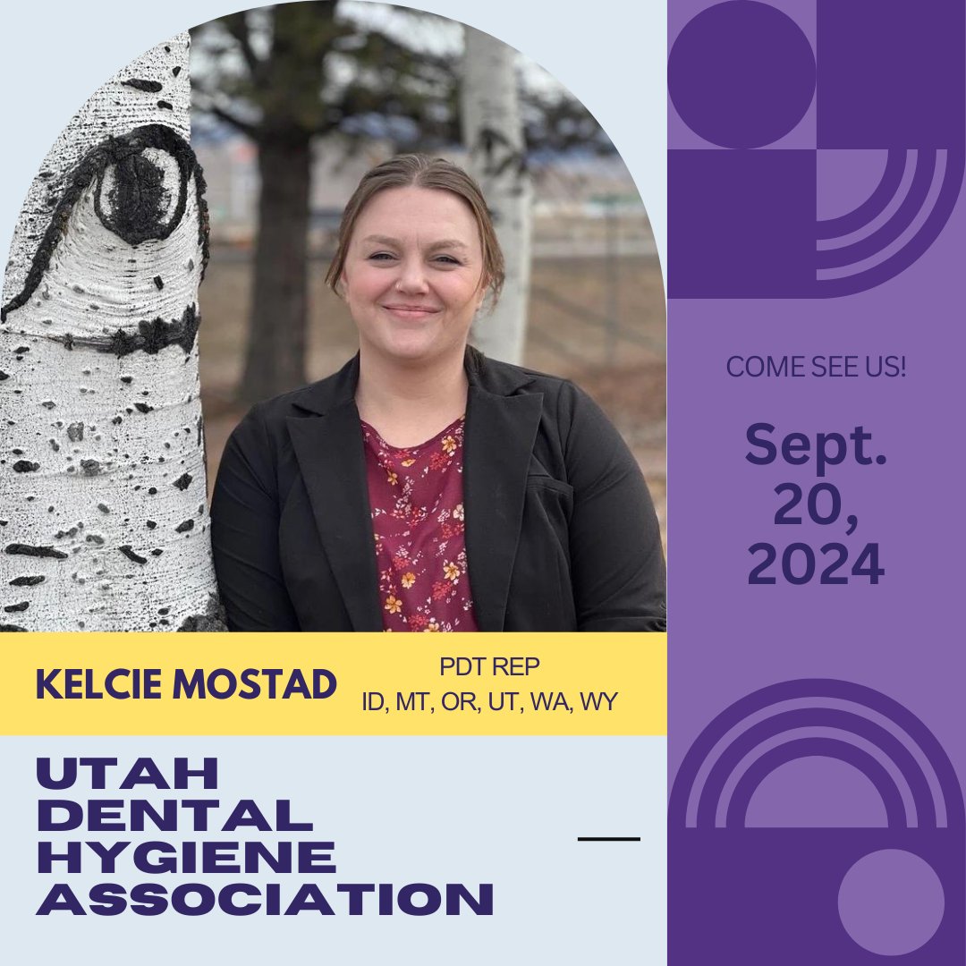 Join Kelcie at the Utah Dental Hygiene Association on September 20th to learn more about your favorite instruments! See you there!

#rdh #pdtdental #udha #Utah #hygiene #dental #dentist