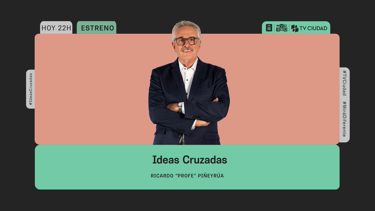 TVCIUDADuy's tweet photo. Domingo en #TVCiudad👇

🐣#PaseoAnimado 9h
🏃‍♀️#EnMovimiento 11h
🍽️#LaCocinaCooperativa 12h
🤬#ElFactorHumano 18h
🔴En vivo
🗞️#MVDNoticias 19h
🗣️#LaLetraChica 20h
👥#IdeasCruzadas 22h
💫#ElUniversoConspira 23h
🍿#NoHayNadie 23:15h
📨#CartasAmiEx 23:30h
💞#AbuelaSofía 23:45h https://t.co/kLd7kU85HH