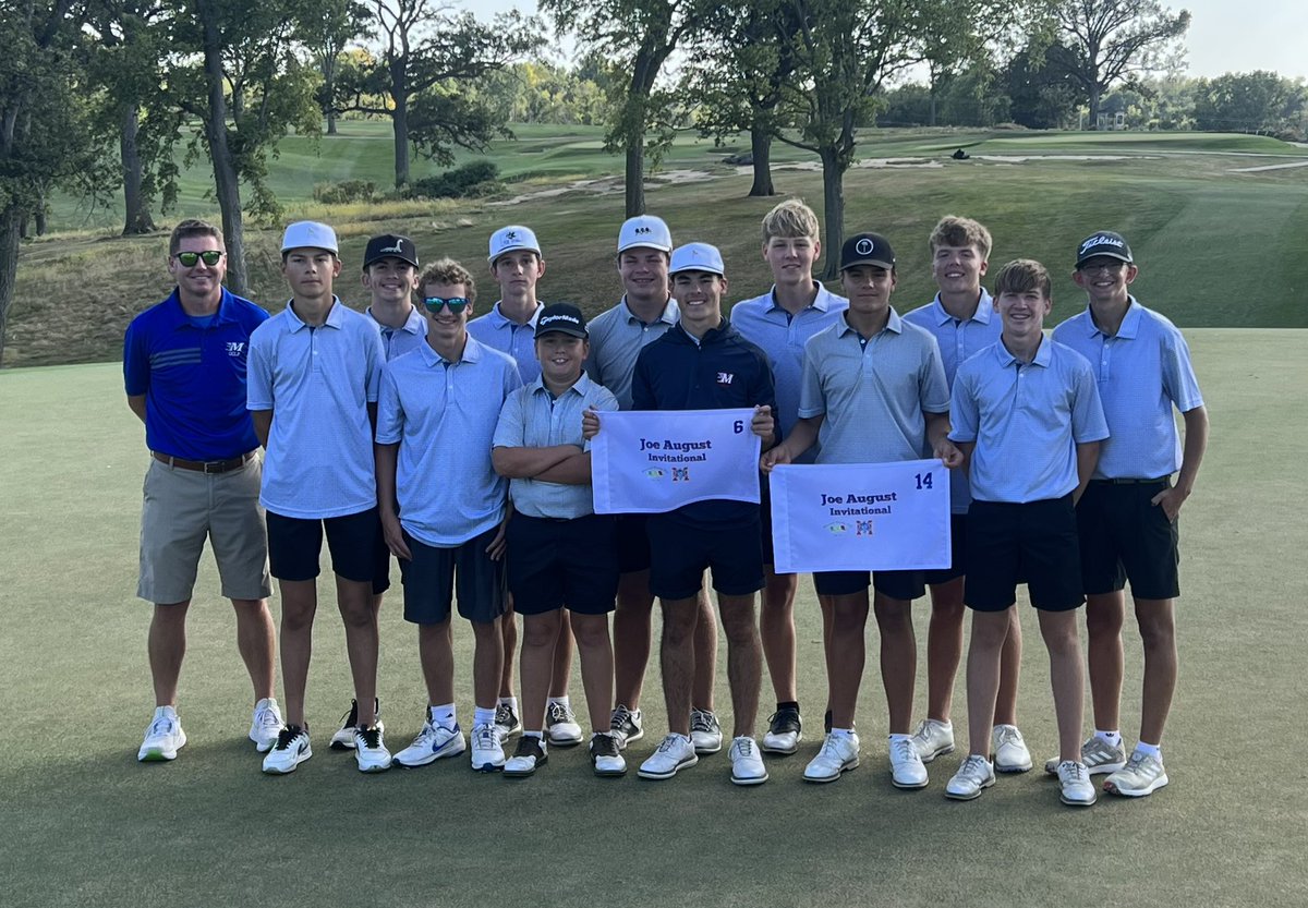 MHSBobcatGolf's tweet image. Bobcats finish 4th at the Joe August with a season best score of 312. Ty Faltys with the low round for the ‘Cats shooting 73. Joe Greazel also brings home a flag with his 76.