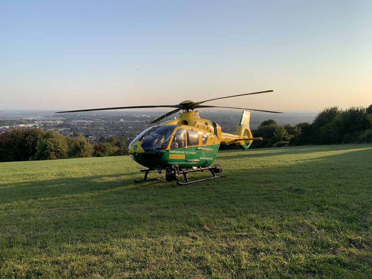 Sunset over Portsmouth.