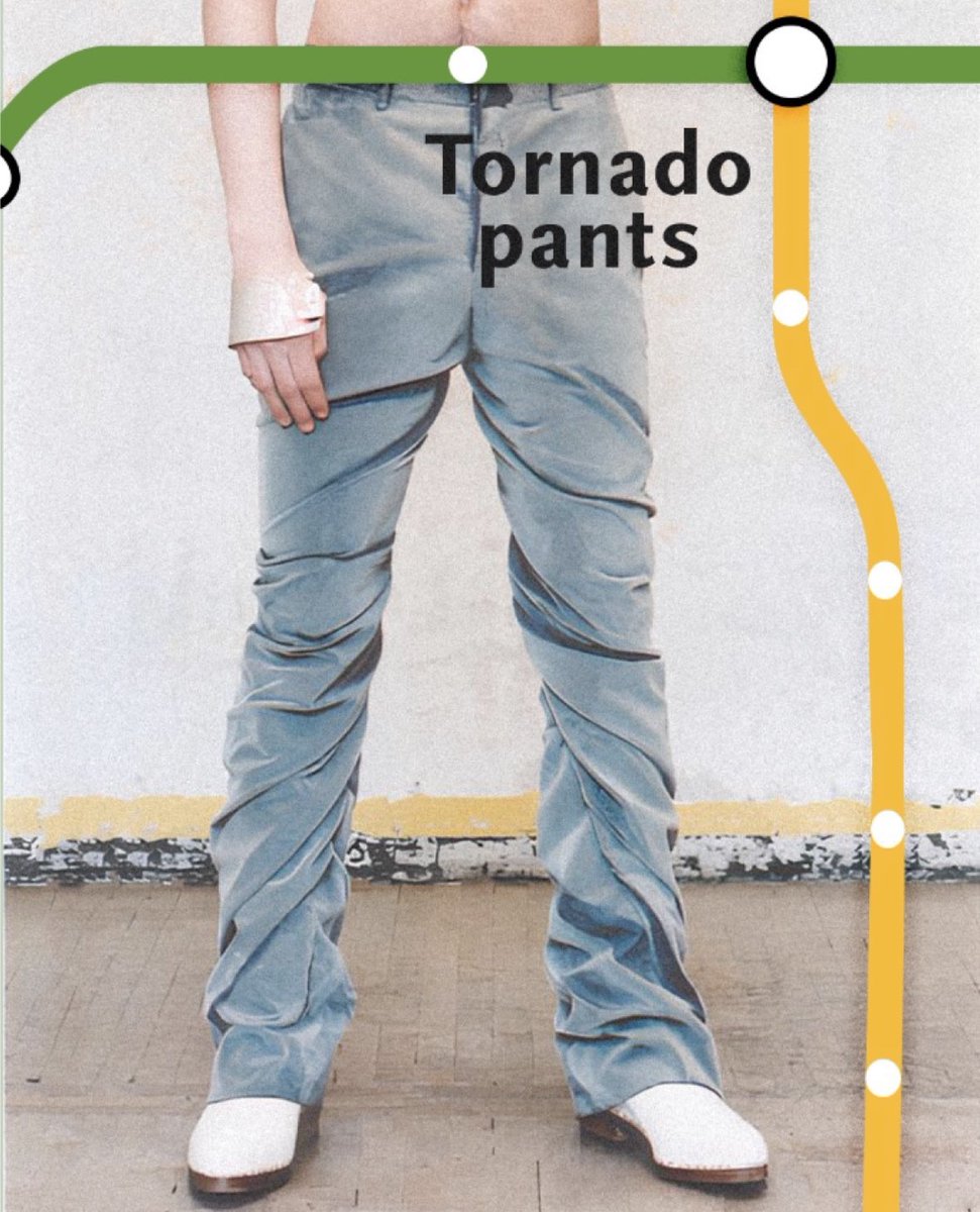 FinalBlow_Chi's tweet photo. Carol Christian Poell Tornado Pants
(Source: poellinfo on Instagram) https://t.co/fIHQvssoFp