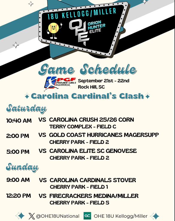 So excited to kick off the fall season in Rock Hill this weekend!! Would love to see y'all there! <a href="/softballferrum/">Ferrum Softball</a> <a href="/Coachjosh8/">coach josh 🥎</a> <a href="/lynchburg_sb/">Lynchburg Softball</a> <a href="/Bh2osoftball/">Bridgewater Softball</a>