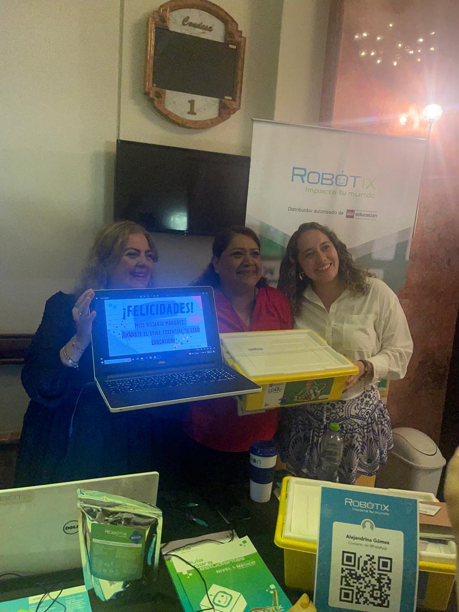 SoyRobotiX's tweet image. Estuvimos en el Seminario Nacional de Profesionalización Académica de la Red de Colegios Semper Altius en Cancún, compartiendo nuestros programas educativos con prefectos y coordinadores.👩‍🏫

Agradecemos la invitación para ser parte de este evento.

#SoyRobotiX #STEAM+