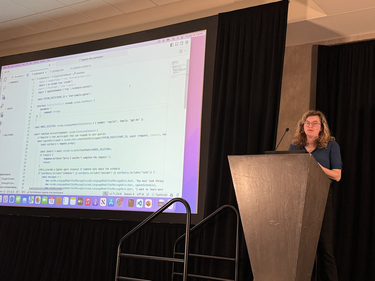 ciura_victor's tweet image. Great demos of “What’s New in #VSCode” for C++ developers, by @AlexandraKemper & @sinem__akinci at #CppCon 2024
#cpp #cplusplus @visualc @CppCon