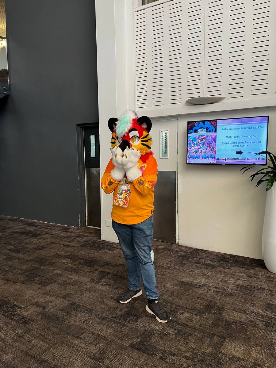 My first day at WAFF24 ❤️💛