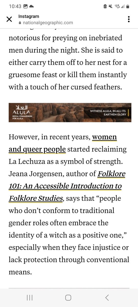 Scooting in with a last-minute #FolkloreThursday post - I was quoted in a National Geographic piece on witches!!!
nationalgeographic.com/history/articl…
