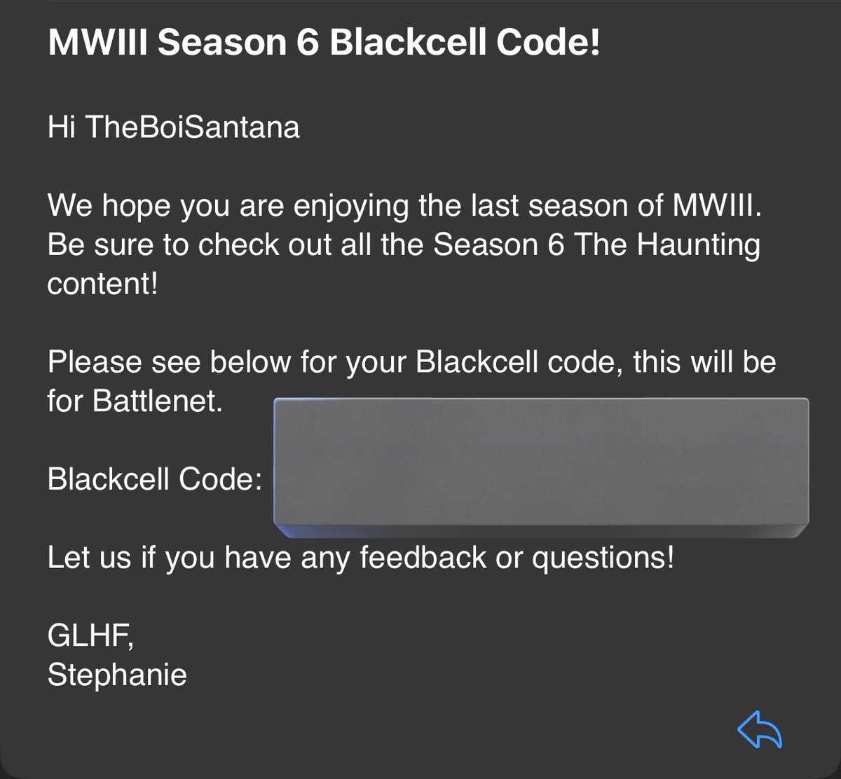 Yo guys! <a href="/Activision/">Activision</a> sent me an extra season 6 blackcell battle-pass code and I’m giving it away! Follow steps below and you could win it! 🙏🏽

FOLLOW <a href="/TheBoiSantana/">NUKES Santana</a> 
LIKE ❤️ + RT ♻️ 
TAG 1 FRIEND