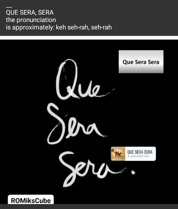 romikscube's tweet image. #translations

#ENGLISH: 
whatever will be, will be.

#VISAYAN: 
unsay mahitabo, mahitabo ra.

#TAGALOG: 
anuman ang mangyari, mangyayari.

#WARAY: 
bisan ano an mahitabo, mahitabo.