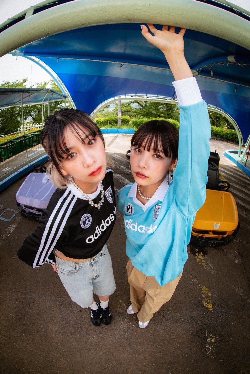 adidasOriginals FOOTBALLアパレルPACK #金子みゆ と #渡邉そら が