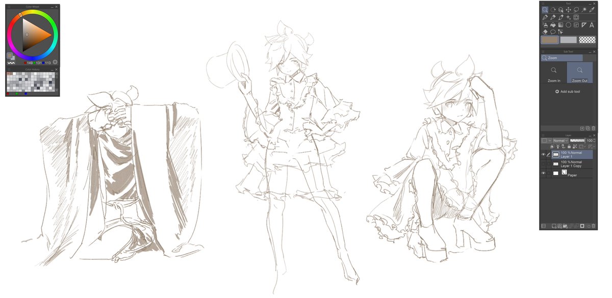 CH_CV02's tweet photo. pose study- ft. Len

#prsk_FA #鏡音レン https://t.co/EFuPFg9FJ5