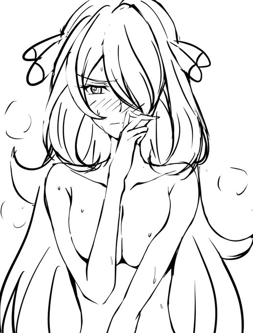 仕事ひまひまなので昨日リクエストもらってたフウロとシロナ落書き 