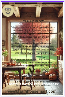 viewitherenow's tweet image. Fall in The Air !  farmhousemart.com/farmhouse-fall… #ad . #FallIsInTheAir #AutumnVibes #CozyFall #FallFeels #FallAesthetic #AutumnMagic #CrispAir #PumpkinSpice #HarvestSeason