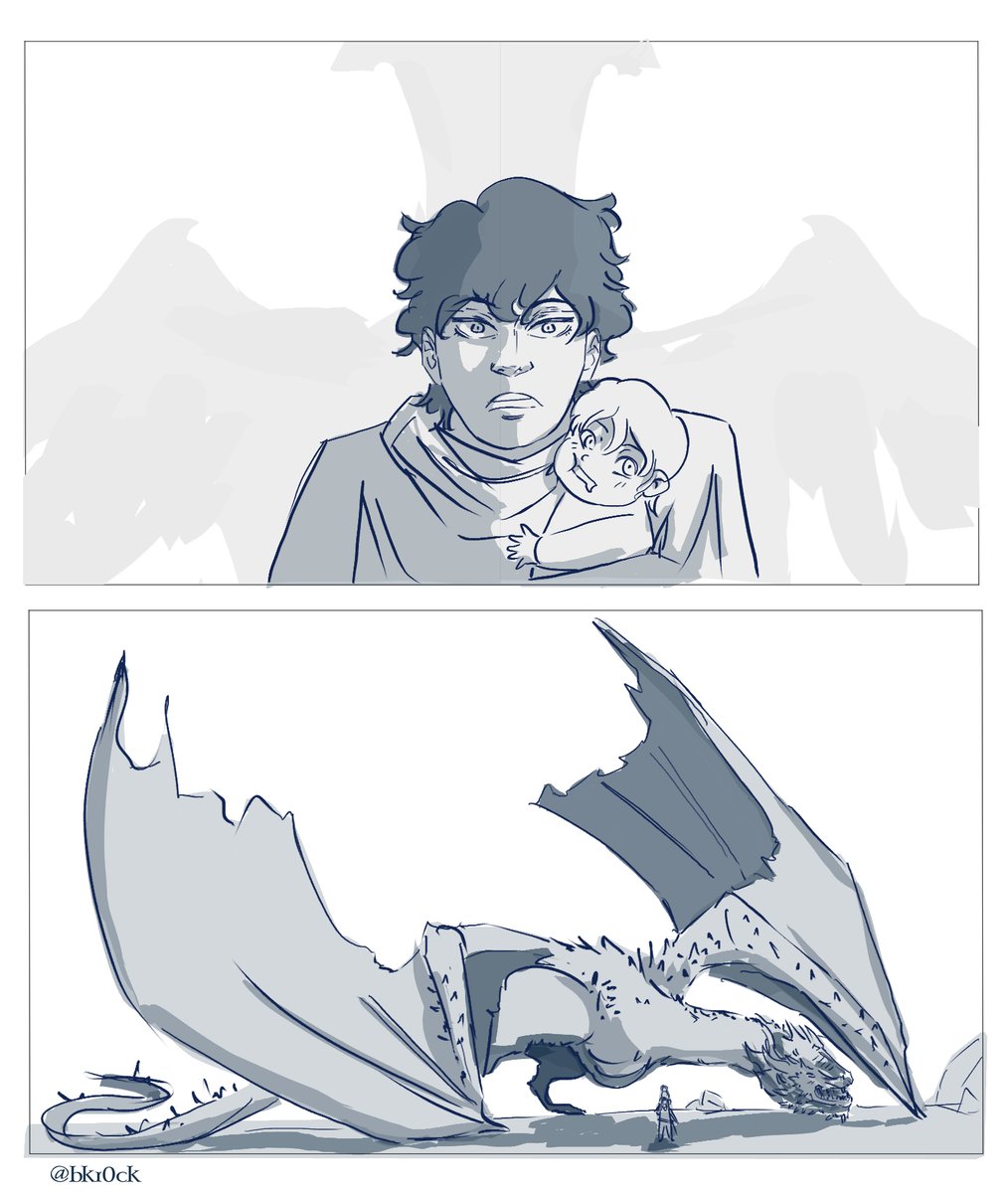 Bkr0ck's tweet image. 🫢
.
#lucemond #LucerysVelaryon #Aemond #fanart #omegaverse #targeryen