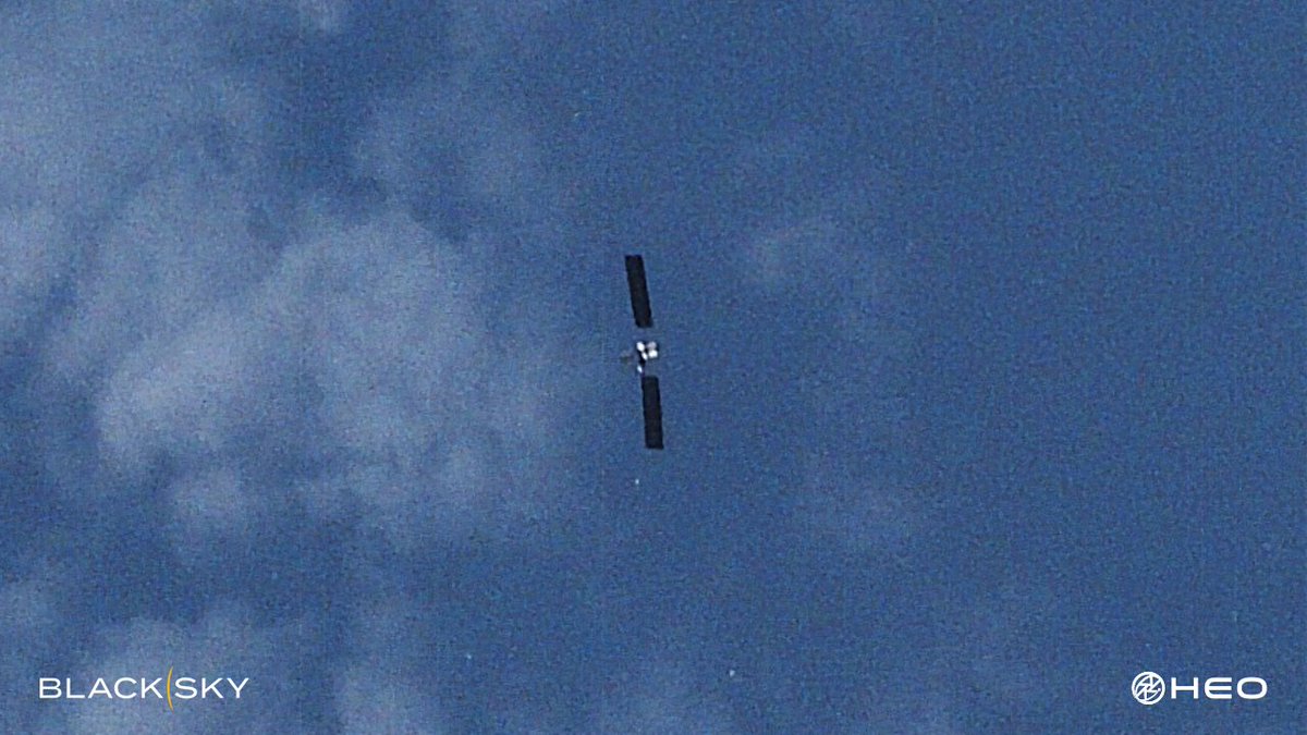 The first <a href="/BlackSky_Inc/">BlackSky</a> sensor image using HEO Inspect 🤩

Can you name the satellite?