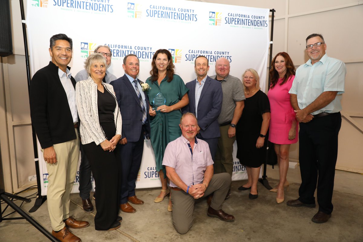 I am truly humbled and grateful to be named the 2024 Educational Partner of the Year by California County Superintendents. It was an honor to be selected from nominations across all 58 counties, and I want to express my deep appreciation for the incredible and hardworking