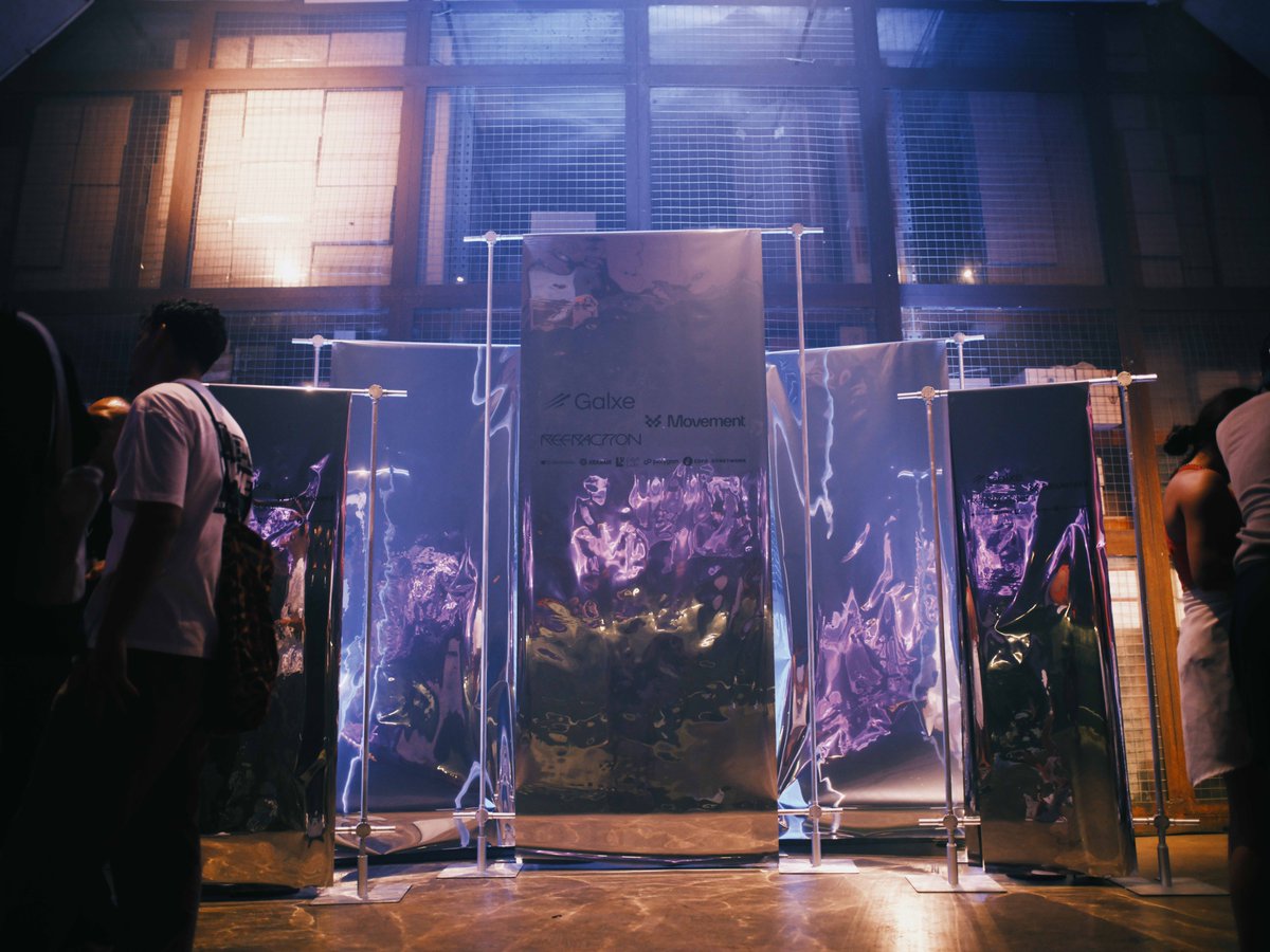 refraction_irl's tweet image. We had an awesome night at Cargo39, with a sleek setup for ‘Galxe x Movement: A Refraction Experience 银河行动’ in Singapore. 

Huge thanks to all our partners who made this possible: @Galxe, @movementlabsxyz, @berachain, @0xPolygon, @ArkhamIntel, @eigenlayer, @GravityChain,…