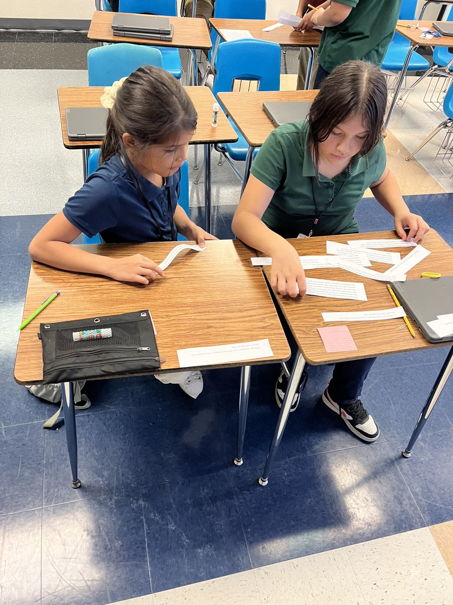 Had so much fun doing our CER sort with these 6th grade Cougars during CA 😊 <a href="/Crockett_MS/">Crockett MS</a>