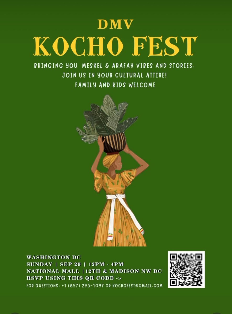 መስቀል ደረሰ !! 

መስቀልን ከጉራጌዎች ጋር in Washington DC 🇺🇸🇪🇹🛖
To all my Gurage and Ethiopian communities in DMV , this one's for you!! #Pride #Culture #Gurage