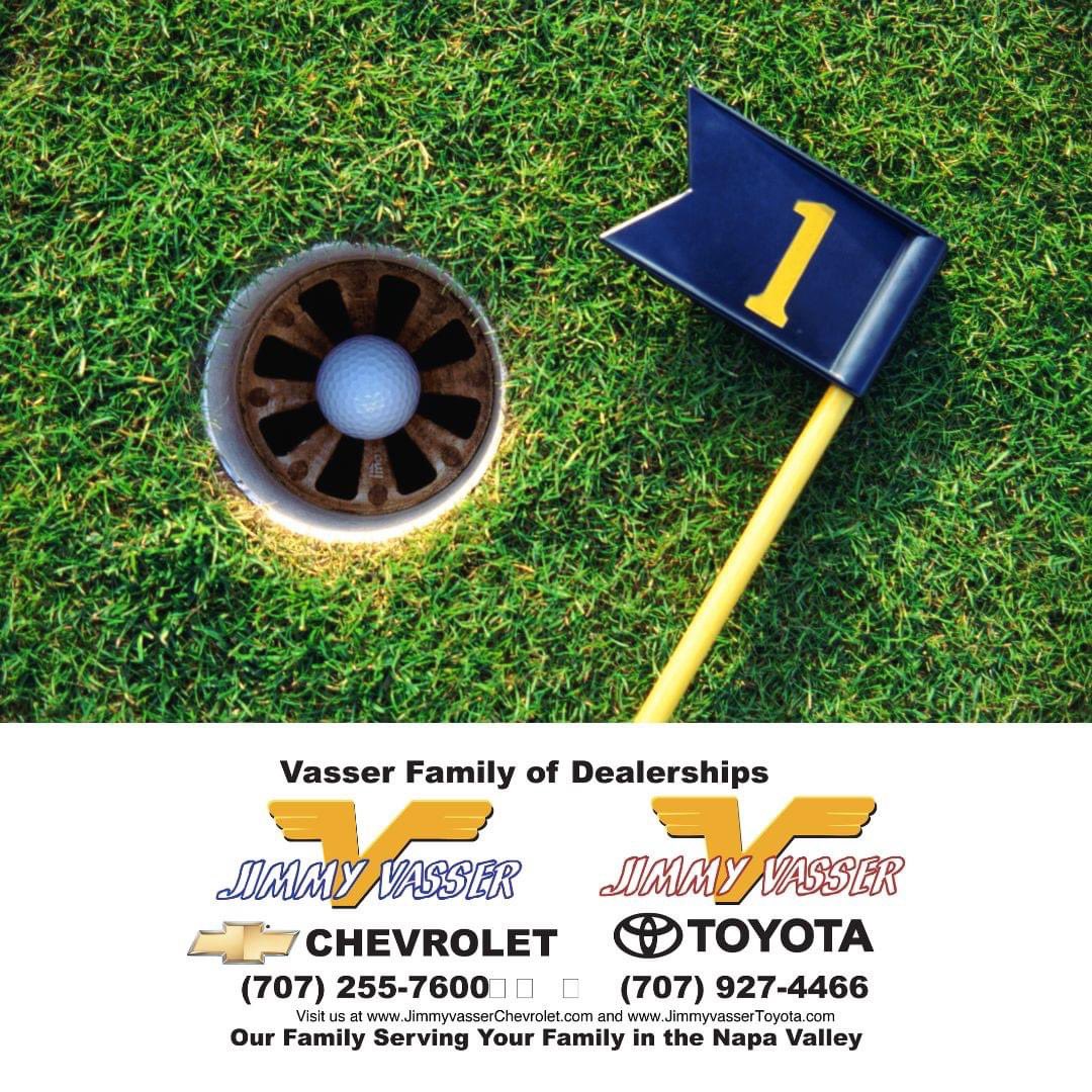 MollysAngels's tweet photo. A big thank you to Jimmy Vasser Toyota for being our Hole in One Sponsor! Have you ever hit a hole in one? Maybe you will, and WIN A BRAND NEW TOYOTA at our upcoming golf tournament fundraiser on September 23rd! 

#prizes #Toyota #golf #napa https://t.co/LPj87R8H2e