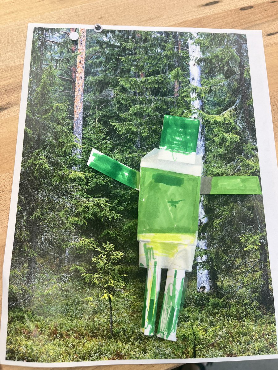 We’ve been reading Wild Robot and today we did a camouflaged STEM challenge with our mini robots! This fits in perfectly with our conservation unit! #wpsproud