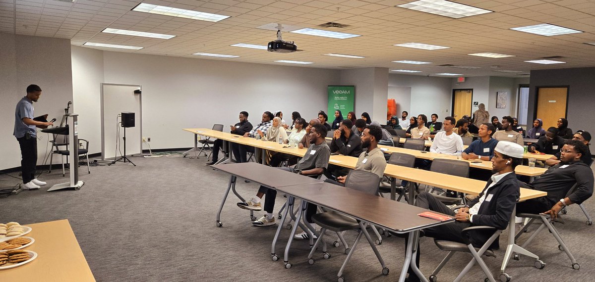 Rick Vanover (@rickvanover) on Twitter photo Happy to host the first <a href="/somalisintech/">Somalis in Tech 🐪💻</a> meeting for the local chapter group at the Veeam Ohio center. Great turnout! Happy to host the first <a href="/somalisintech/">Somalis in Tech 🐪💻</a> meeting for the local chapter group at the Veeam Ohio center. Great turnout!