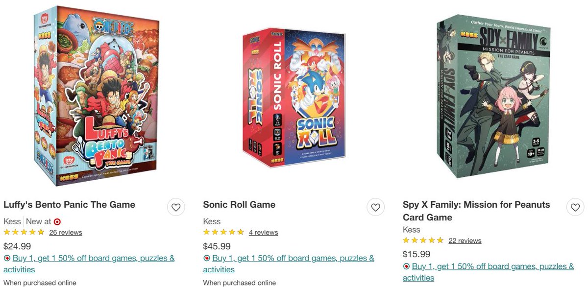Kess_Ent's tweet photo. Right now https://t.co/66EF39pMkY is running a BOGO on our hottest games! Grab your next game night favorites before the deal is over!! https://t.co/r5Vnu4nQCZ