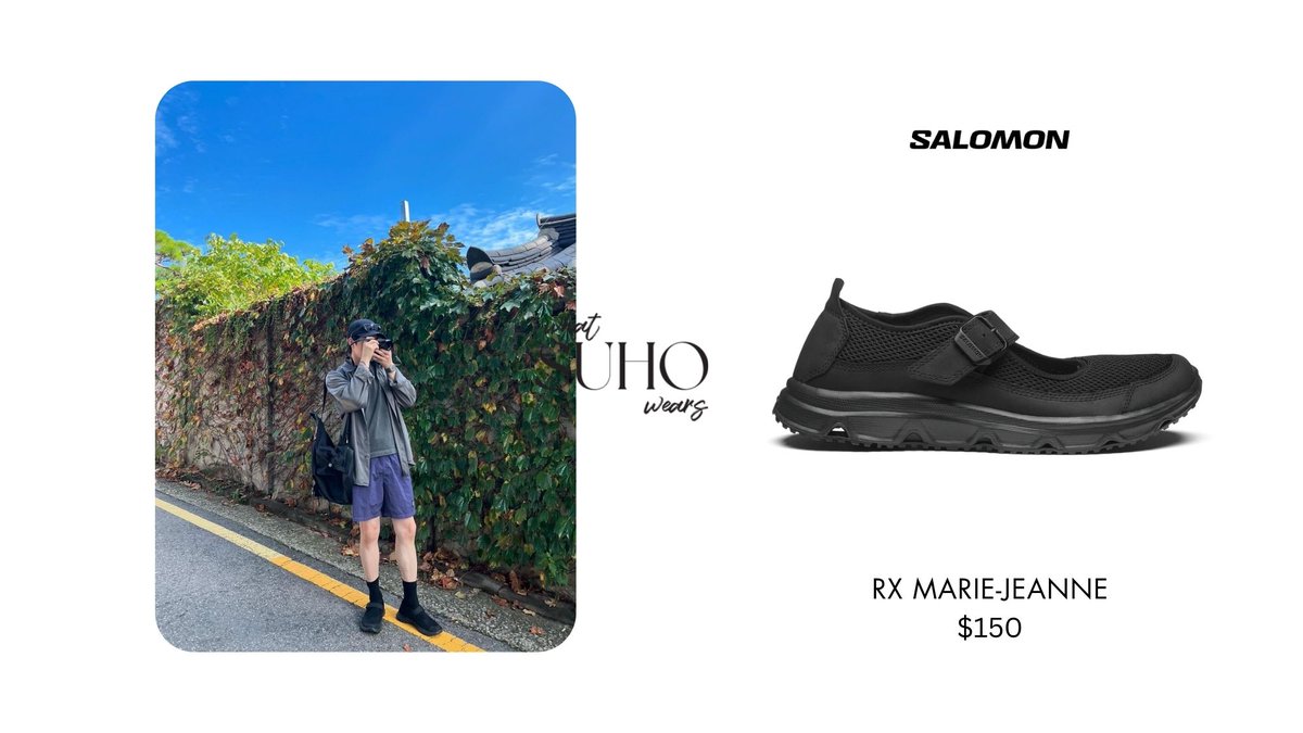 SHOES - SALOMON

09.17.24 | #SUHO Instagram Post '즐거운 추석 보내세요🍃🍂' 
📷cr. kimjuncotton ig