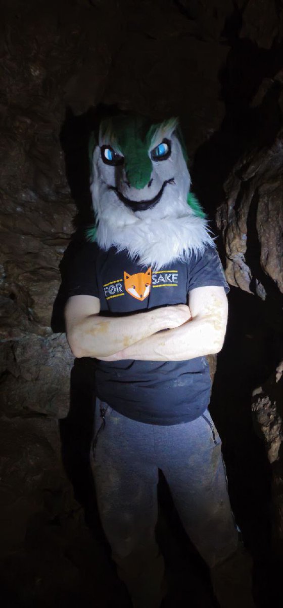 Happy #FursuitFriday everyone! I was in a cave on Saturday.