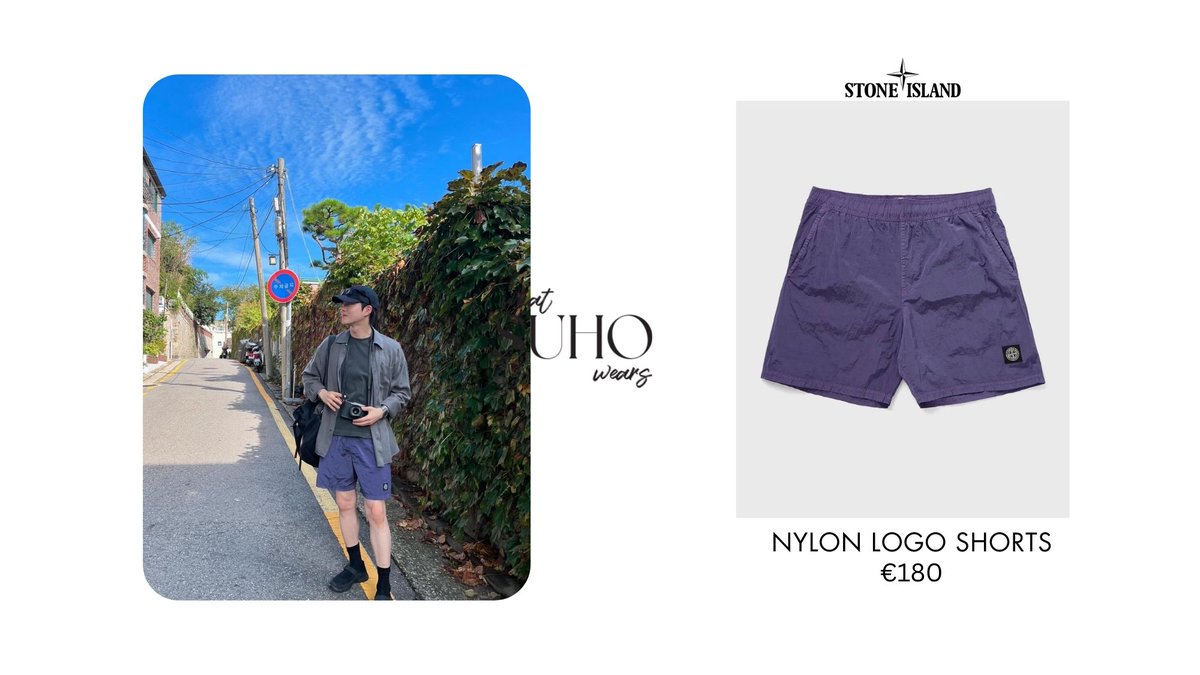 SHORTS - STONE ISLAND

09.17.24 | #SUHO Instagram Post '즐거운 추석 보내세요🍃🍂'
📷cr. kimjuncotton ig