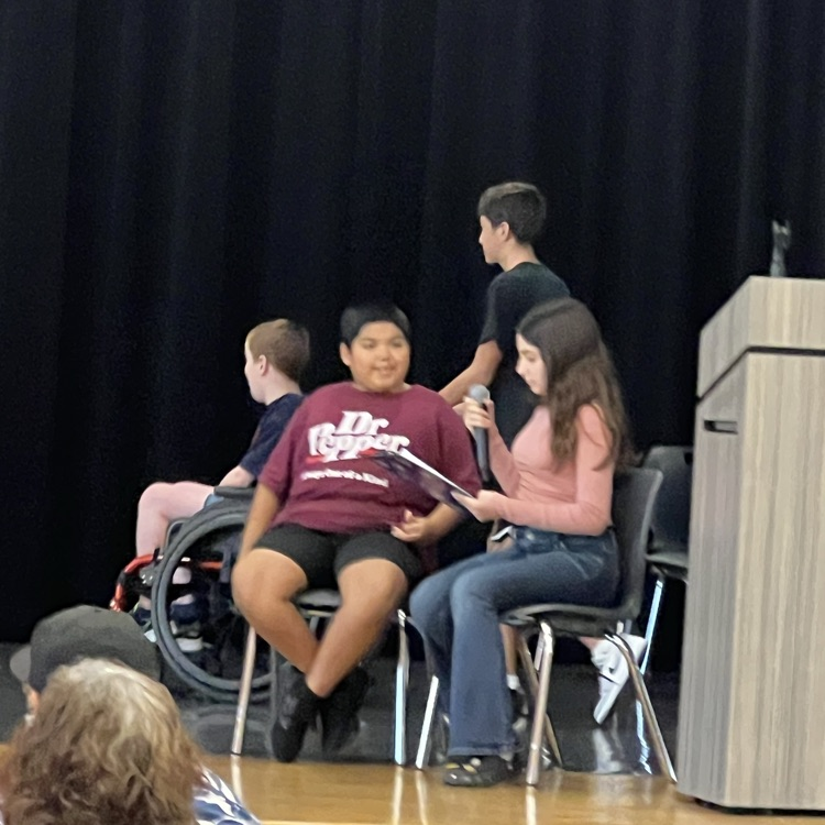 CaffeyJH's tweet photo. We are proud of our Cardinals! Today on of Ms. Clement's and Mr. Thorp's classes did a special presentation for parents. https://t.co/idEGIwUUb2