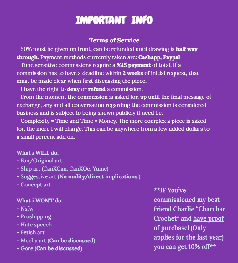 Veopeia's tweet image. Hello! These are all my links + updated prices :)
Straw Page: veopeia.straw.page
C0ms: docs.google.com/document/d/19r…
Gumworth Server: discord.gg/5wpqqcGsp3
More Links + Other pins below!