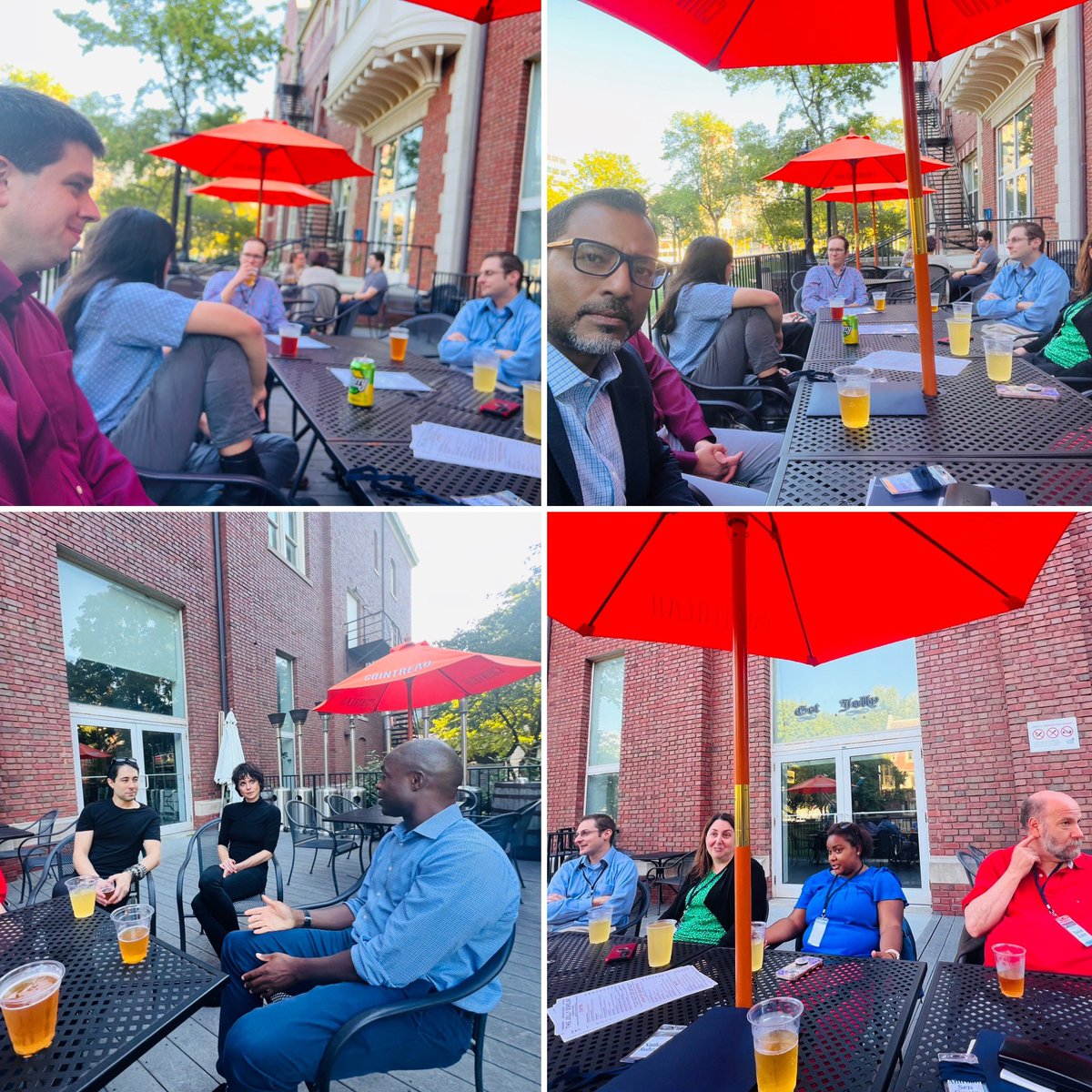 #Day1 of <a href="/SFBiomaterials/">SFBiomaterials</a> #MidwestBiomaterialsConference concluded with some cold brews with the program committee at <a href="/JollyScholar/">The Jolly Scholar</a> on <a href="/cwru/">Case Western Reserve</a> campus. Looking forward to #Day2 !
<a href="/StartWithGivens/">Brittany Givens Rassoolkhani, PhD</a> <a href="/SwindleReilly/">Swindle-Reilly</a> <a href="/MartinLab_UC/">John Martin</a> <a href="/AndrewShoffsta1/">Andrew Shoffstall</a> <a href="/Rohner_NA/">Nate</a> <a href="/ClaudiaLoebel/">Loebel Lab</a> <a href="/BakerLaboratory/">Baker Lab</a>