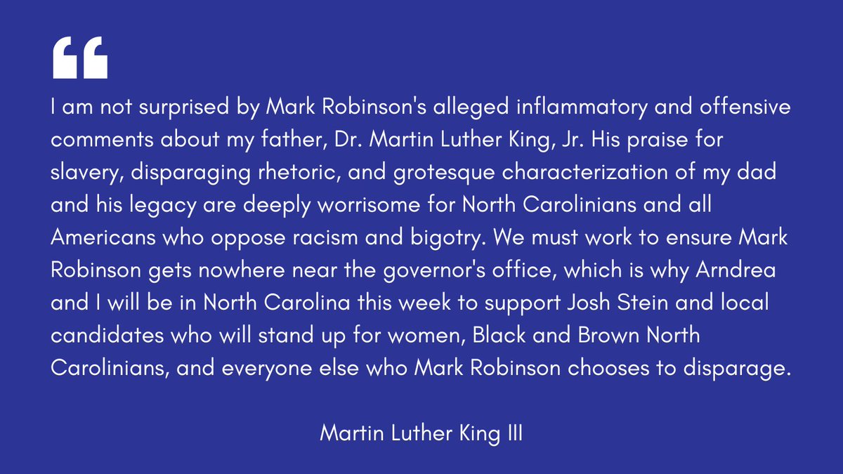 My statement on alleged comments made by Mark Robinson:
