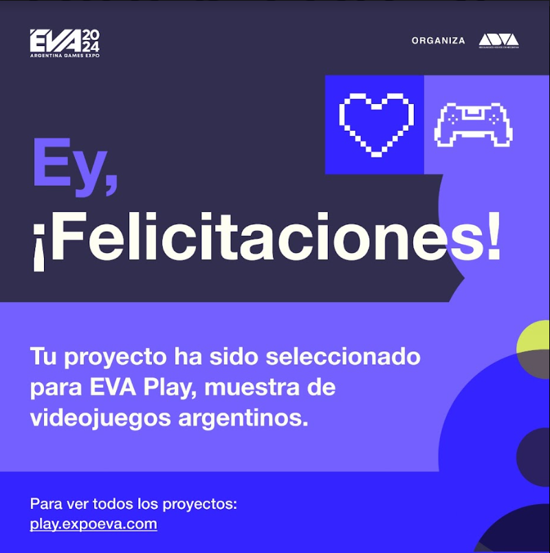 Toast_Software's tweet photo. Cursed Conundrum fue elegido para el catálogo online de #EVA2024 y no podemos estar más felices! ¡Muchas gracias a todos los que nos apoyaron con este proyecto! ❤️

#indiegames  #gamedevs  #ADVA #Argentina #gamedevelopment https://t.co/3IKhW5pHWn