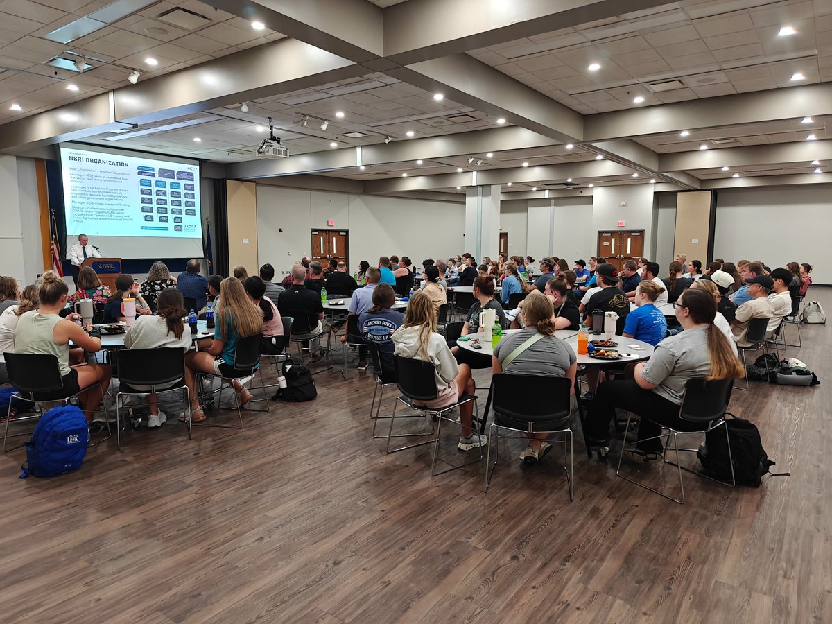 SigmaXiUNK's tweet photo. We had a great turnout tonight for our first Science Cafe of the semester! Thank you to Dr. Thiem from @NSRI_NU for presenting! https://t.co/aYFNhLg9B6