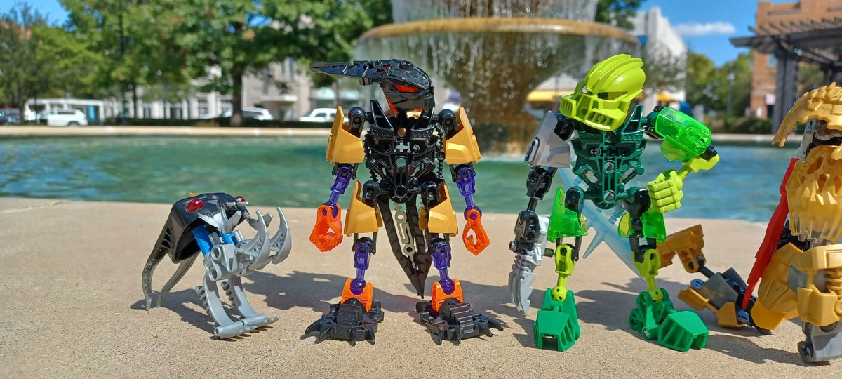 RayetKanohi's tweet photo. These guys mean a lot to me, &amp; they mean even more to Conor! Everyone here has some important meaning to his growth as a Bionicle fan, &amp; we'd love for everyone to meet them! Descriptions in alt-text! https://t.co/9pmQJaegkb