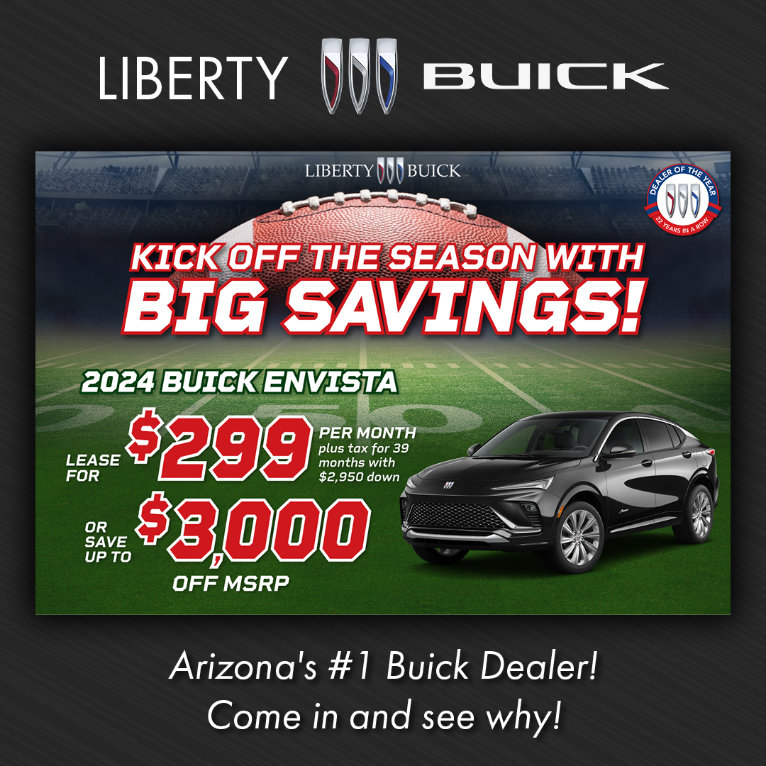 Get the 2024 Buick Envista for only $299/mo plus tax for 39 months with $2,950 down, or save up to $3,300! 🌟🚗 #AdventureAwaits #BuickEnvista2024 #EnvistaSUV

Shop For Yours at 👉 p1.tt/4fBuBz6