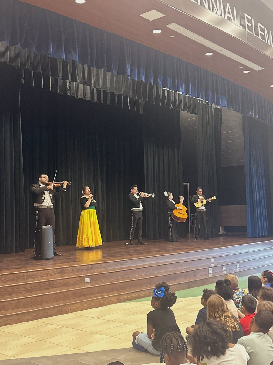 🎉 ¡Viva la cultura! 🎉 Our campus-wide Hispanic Heritage Month celebrations were a huge success! A special thank you to our fantastic PTO for bringing the vibrant sounds of a mariachi band to Centennial Elementary. <a href="/cepto_org/">Centennial Elementary PTO</a> <a href="/HumbleISD/">Humble ISD</a>
