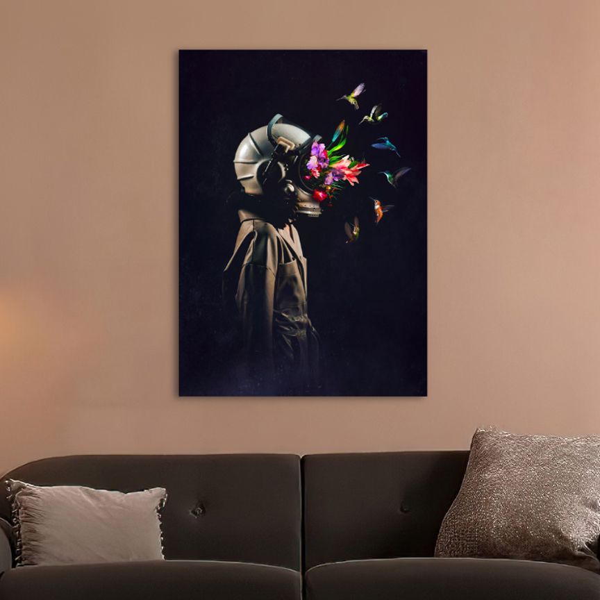 For a Different Purpose: Astronaut with Flowers and Hummingbirds" metal print available now at Displate 🌸👨‍🚀🐦 @displate
buff.ly/4gsx1Ap
#seamlessoo #displate