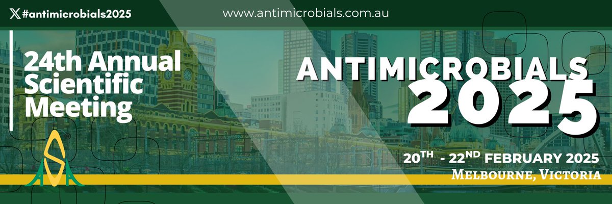 Australian Society for Antimicrobials (@ausantibiotics) on Twitter photo To support attendance of #Antimicrobials2025 in Melbourne (20-22 February), we have a range of awards available.
Read more here: antimicrobials.com.au/travel-awards
✈ The ASA Travel Award
📊 ASA Poster Travel Award
🔬 ASA <a href="/biomerieux/">bioMérieux</a> Identifying Resistance Travel Awards To support attendance of #Antimicrobials2025 in Melbourne (20-22 February), we have a range of awards available.
Read more here: antimicrobials.com.au/travel-awards
✈ The ASA Travel Award
📊 ASA Poster Travel Award
🔬 ASA <a href="/biomerieux/">bioMérieux</a> Identifying Resistance Travel Awards