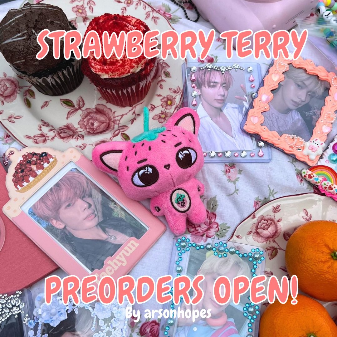 🍓Don’t forget to Preorder Strawberry Terry! Taehyun’s 10cm doll!! Link to preorder form is found in my bio~✨

Likes &amp; shares are appreciated!~

#txt #strawberryterry #tomorrowxtogether #taehyun