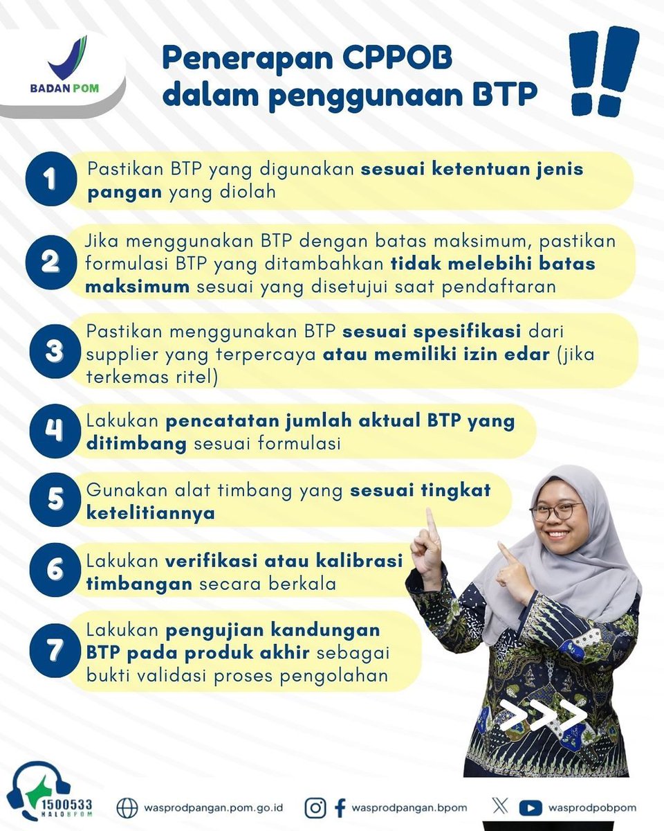 BPOMPontianak's tweet image. Pastikan pangan aman, jangan lupa cek KLIK! Cek kemasan, label, izin edar dan tanggal kedaluwarsa ya!
.
#FlashFact
#BahanTambahanPangan
#PanganAman
#FoodSafety
#BPOM