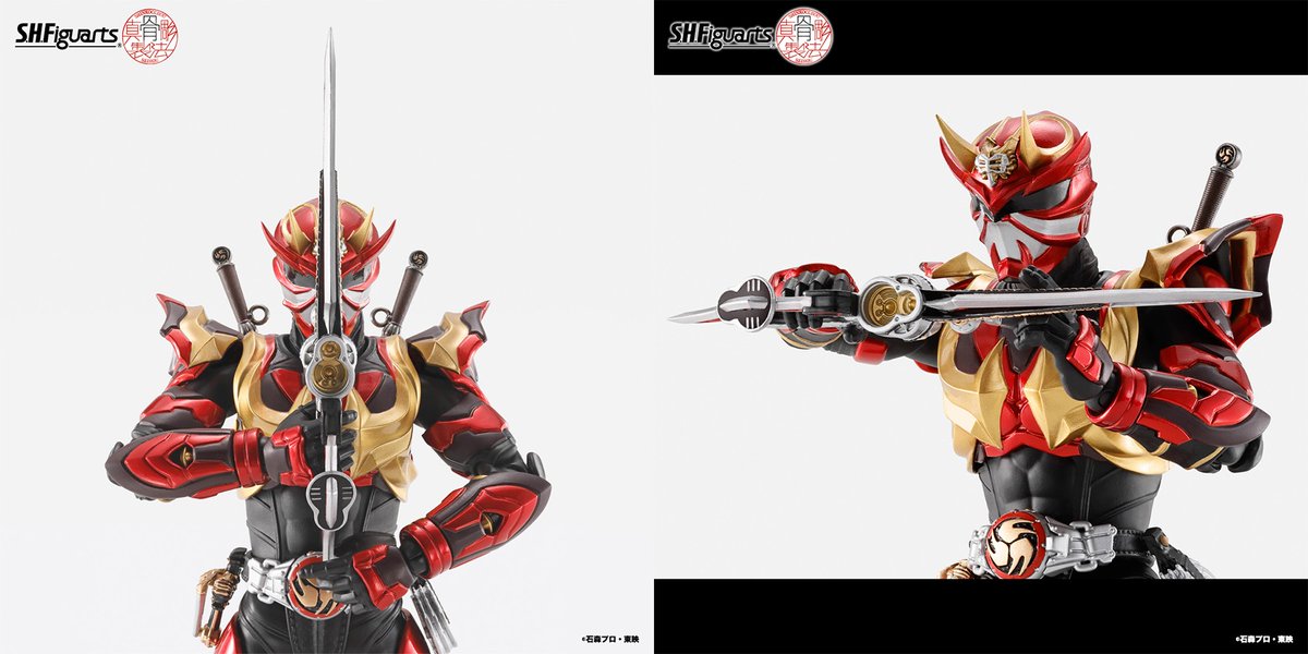 t_features's tweet photo. 『#仮面ライダー響鬼』より
「S.H.Figuarts（真骨彫製法）仮面ライダー装甲響鬼」が #魂ウェブ商店 で16時受注開始！
🛒ご予約は→ https://t.co/hyOmrhjm4F

「鋼鷹」「兜大猿」「鎧蟹」の3種の状態の「アームドディスクアニマル」も付属。専用の交換用手首を用いて起動シーンを再現できる！
#t_shf https://t.co/sgdgAVQYXL