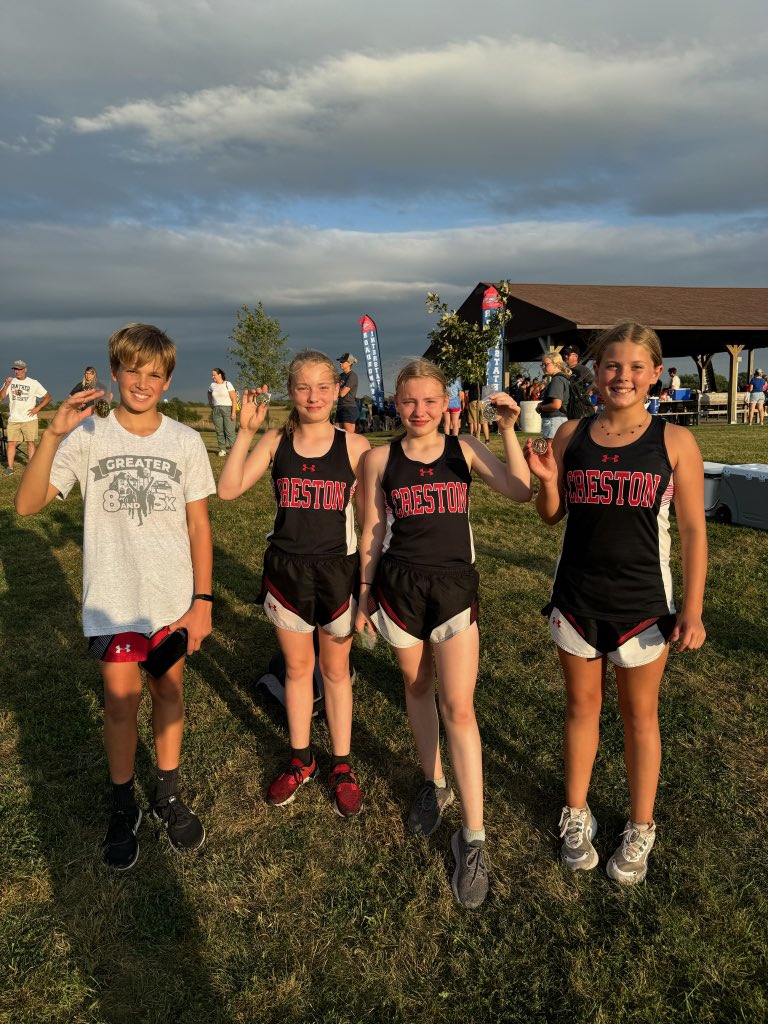 ctfpanthers's tweet photo. Medalists from Interstate 35

MS Boys:
🥇Ryder Baird

MS Girls:
🥇Sarah Siders
🥈Katelyn Siders
🥉Ruby Carroll

HS Girls:
🥈Cora Smith
4️⃣ Reese Strunk
11th Payton Davis
12th Maylee Riley
13th Karlie Kruse

HS Boys:
4️⃣ Wyatt Goodenberger
7️⃣ Hector Suazo
15th Austin Jondle https://t.co/DqHH7znheT